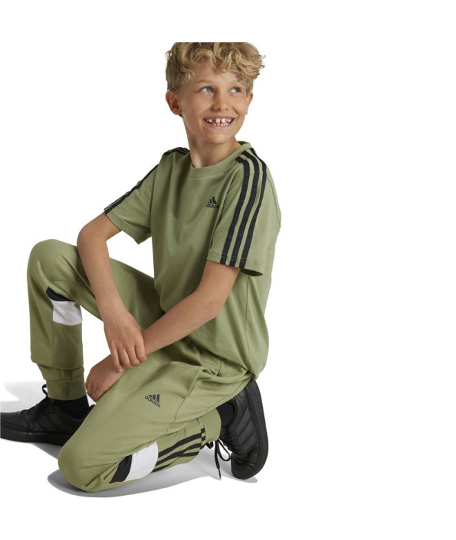 Calça adidas Infantil Tiberio 3-Stripes...