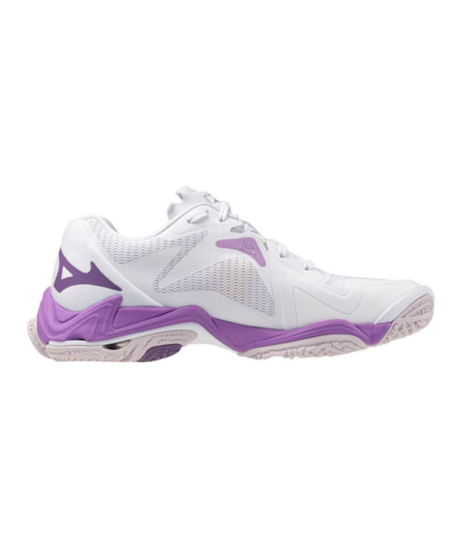 Sapatilhas Voleibol Mizuno Mulher da Wave Lightning Z8 Branco