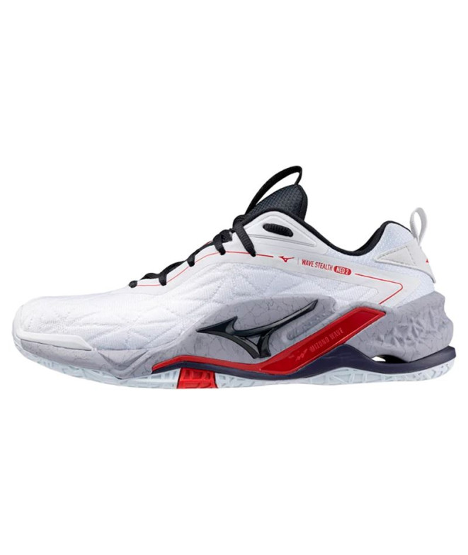 Chaussures Handball Mizuno par Wave Stealth Neo 2 Blanc