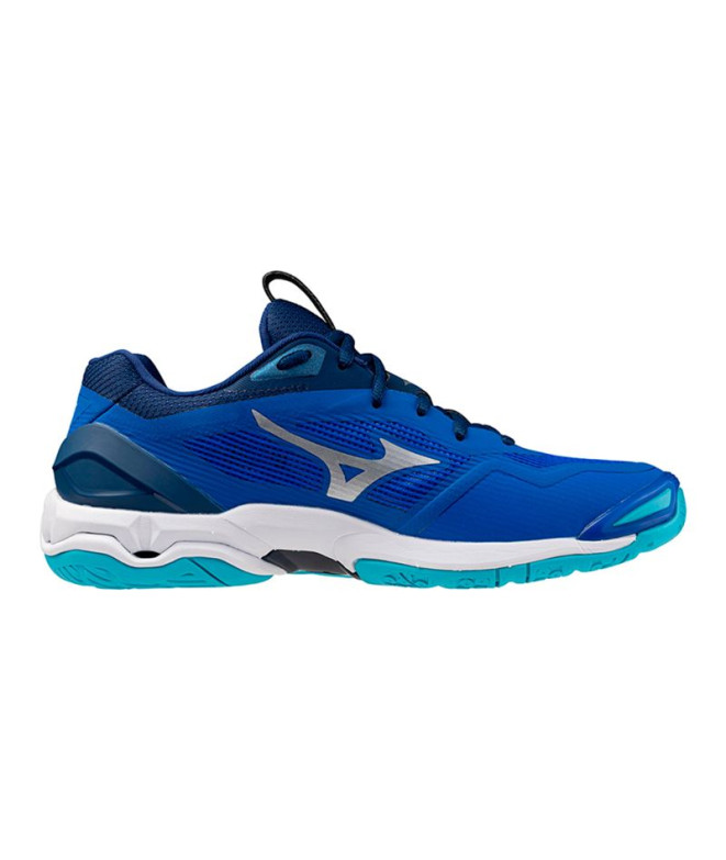 Chaussures Handball Mizuno de Wave Stealth 6 Bleu