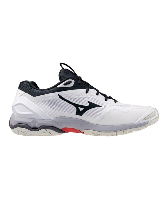 Chaussures Handball Mizuno par Wave Stealth 6 Blanc