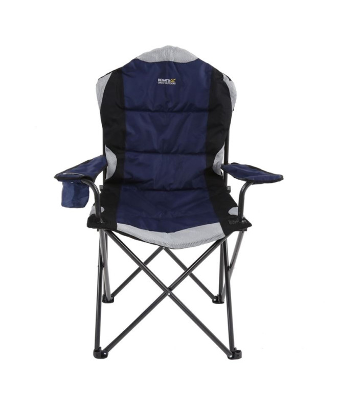 Chaise Camping Regatta de Kruza Bleu marine/noir