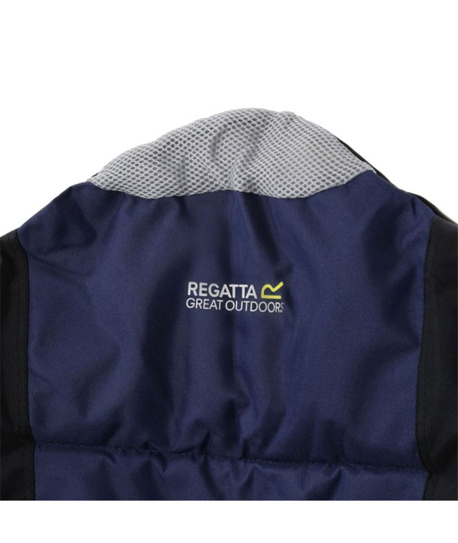 Chaise Camping Regatta de Kruza Bleu marine/noir