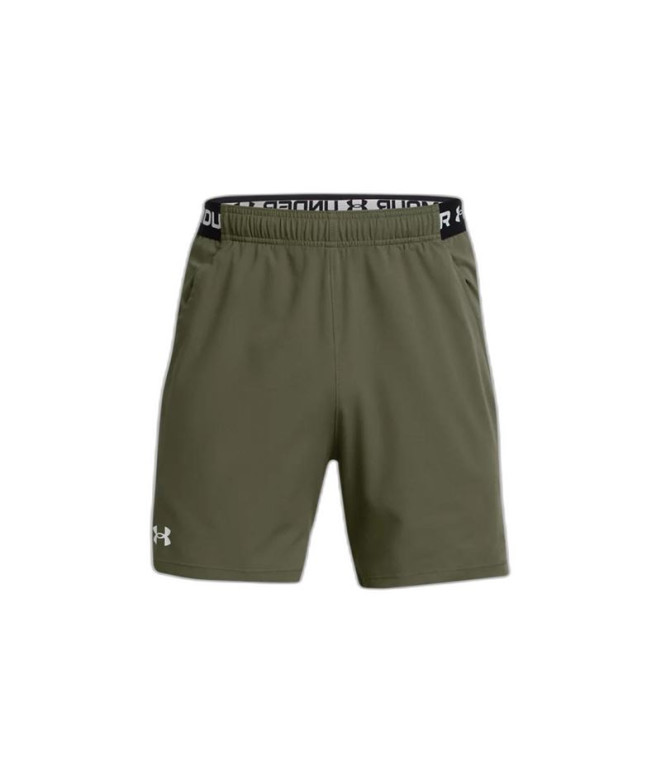 Calça Fitness Under Armour Homem de Vanish Woven 6In Green