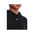 Moletom Fitness Under Armour Mulher por Rival Fleece Preto