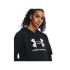 Moletom Fitness Under Armour Mulher by Rival Fleece Big Logo Preto