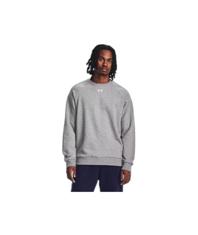 Sweat Under Armour Homme Rival Fleece Crew Gris