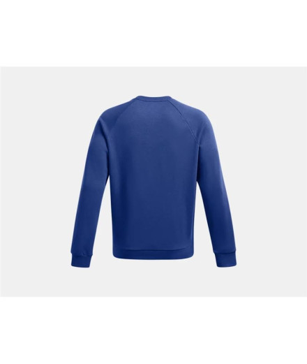 Sweat Under Armour Homme Crew polaire Rival bleu 2