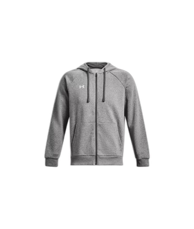 Chaqueta de Fitness Under Armour Rival Fleece Fz Hombre Gris