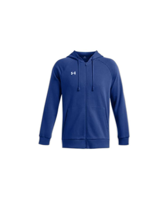 Veste Fitness Under Armour Homme by Rival Fleece Fz Blue