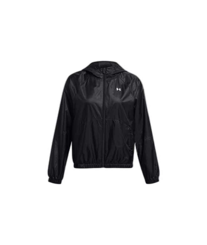 Fitness Under Armour Mulher Blusão de SPORT WINDBREAKER Preto