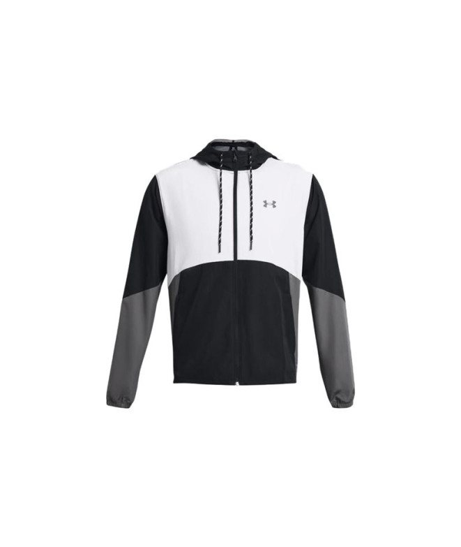 Cortavientos de Fitness Under Armour Legacy Windbreaker Hombre Negro