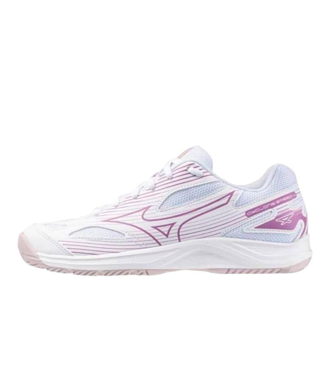 Sapatilhas Voleibol Mizuno Mulher da Cyclone Speed 4 White