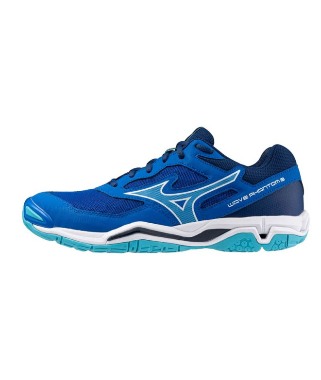 Chaussures Handball Mizuno de Wave Phantom 3 Blanc