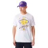Camiseta New Era TABELA GRÁFICA DA NBA NET LA Lakers Homem
