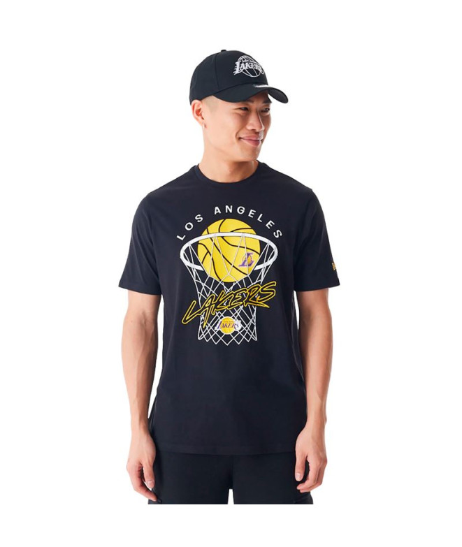 Camiseta New Era NBA NET GRAPHIC TABLE LA Lakers Hombre