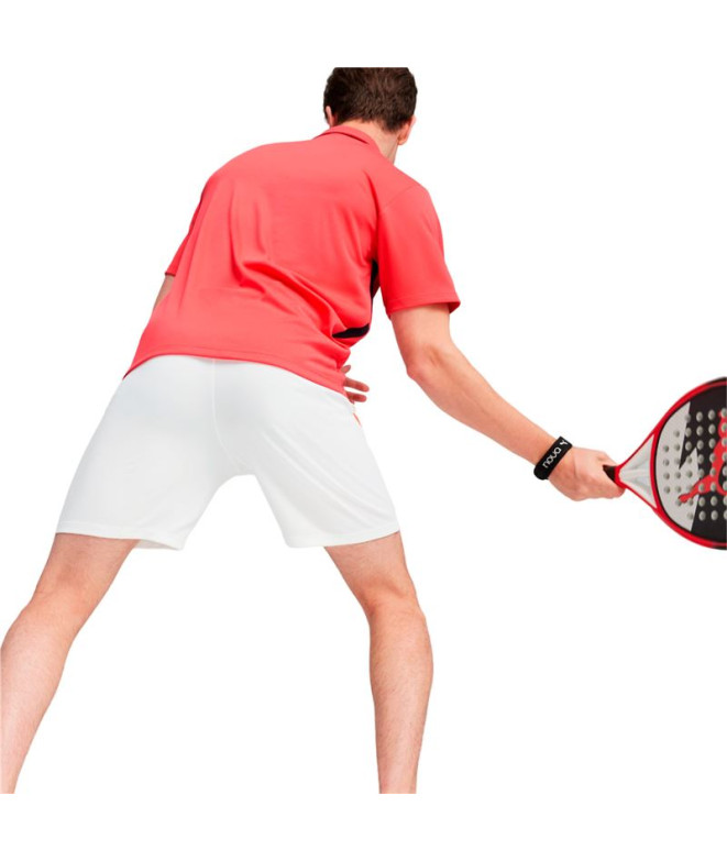 Pantalón de Pádel Puma Individual Blanco Hombre