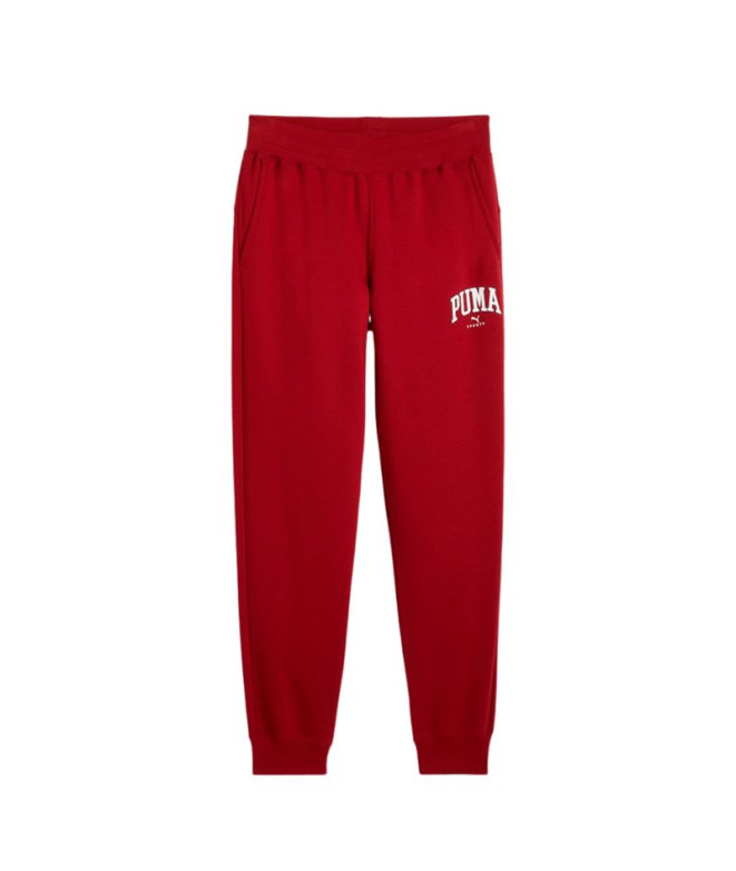 Calça Homem Calças de treino Puma Squad Fl Cl Vermelho