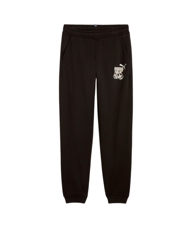 Pantalon Enfant Puma Essentials+ Mid 90S Sweatpants Fl Black