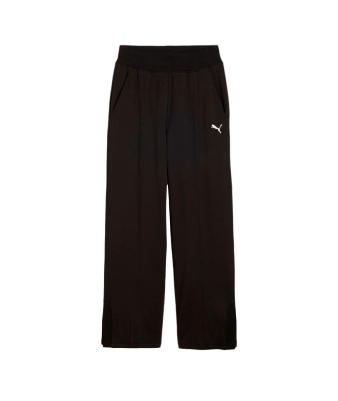 Calça Mulher Puma Her Cintura alta Straight Tr Preto