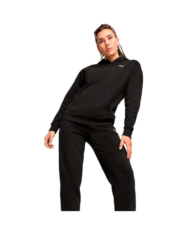 Chándal Puma Loungewear Flecce Mujer Negro