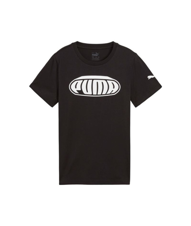 Camiseta Menino Puma Graphics 2 Preto