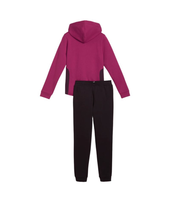 Fato de treino Menina Puma Hooded Fl Cl Pink