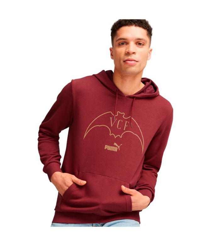 Moletom Futebol de Puma Valencia.C.F Culture Hoodie Homem