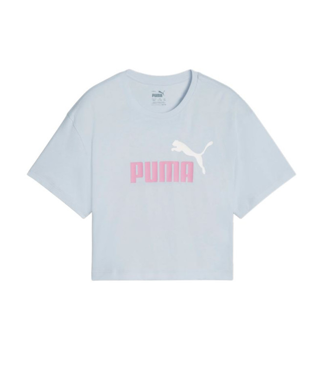Camiseta Puma Girls Logo Cropped Niña