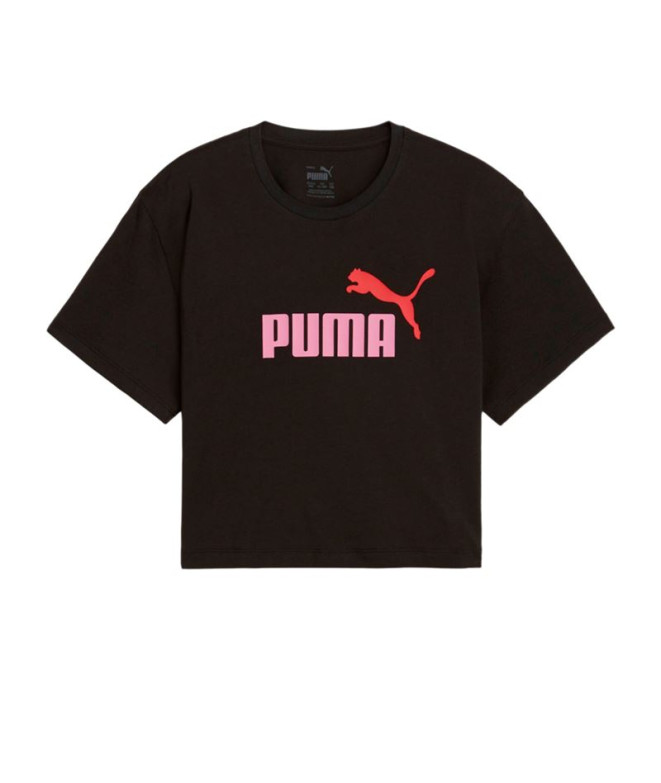 Camiseta Puma Girls Logo Cropped Niña