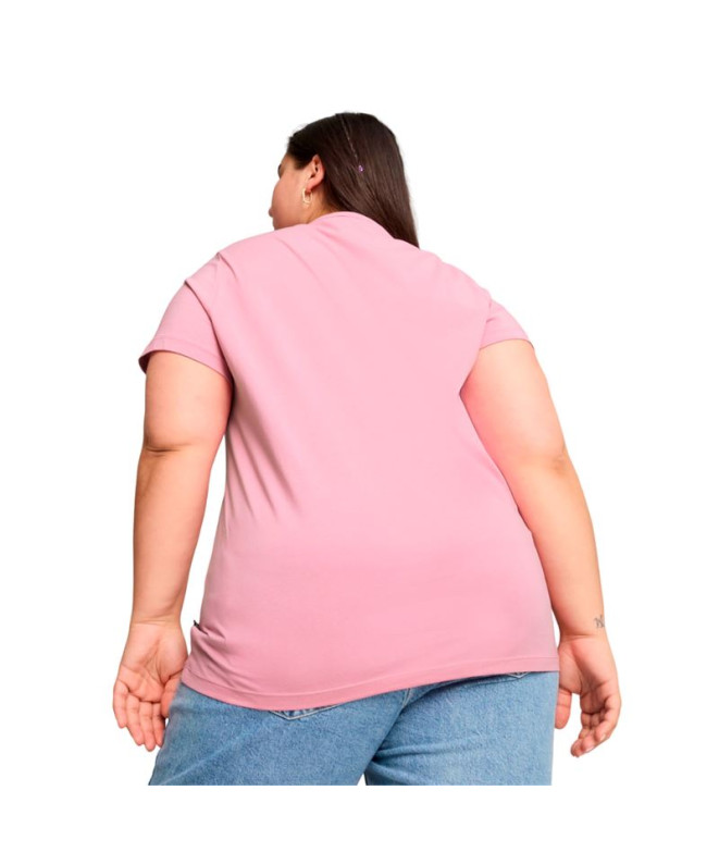 Camiseta Puma Essentials+ Logótipo metálico Mulher