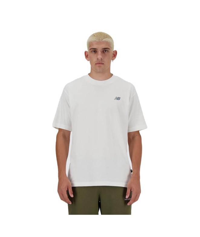Camiseta New Balance Sport Essentials Logo Hombre Blanco