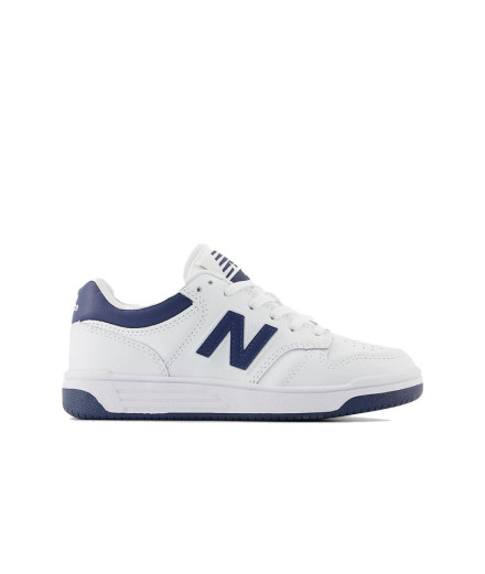 Sapatilhas New Balance 480 Branco/Azul Infantil Sapatilhas New Balance 480 Branco/Azul Infantil