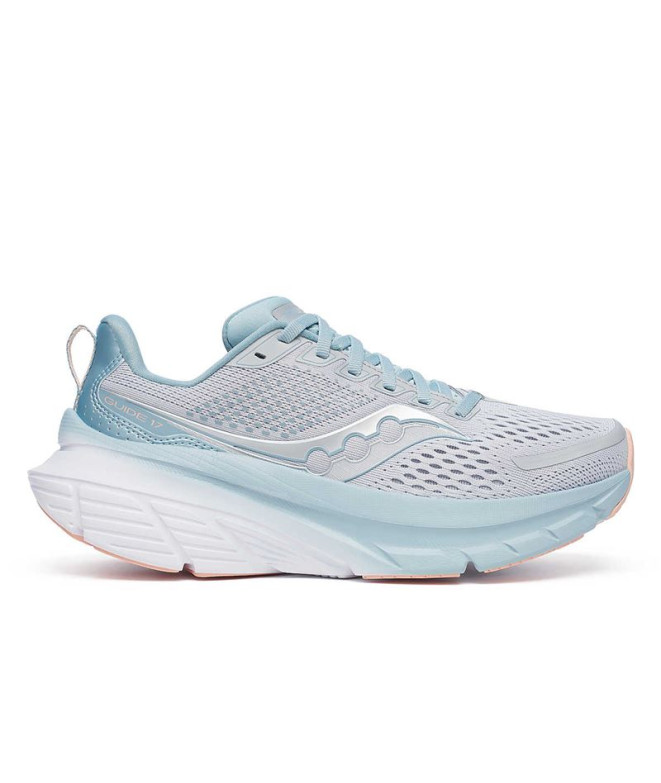 Chaussures Running Saucony du Guide 17 Bleu Femme