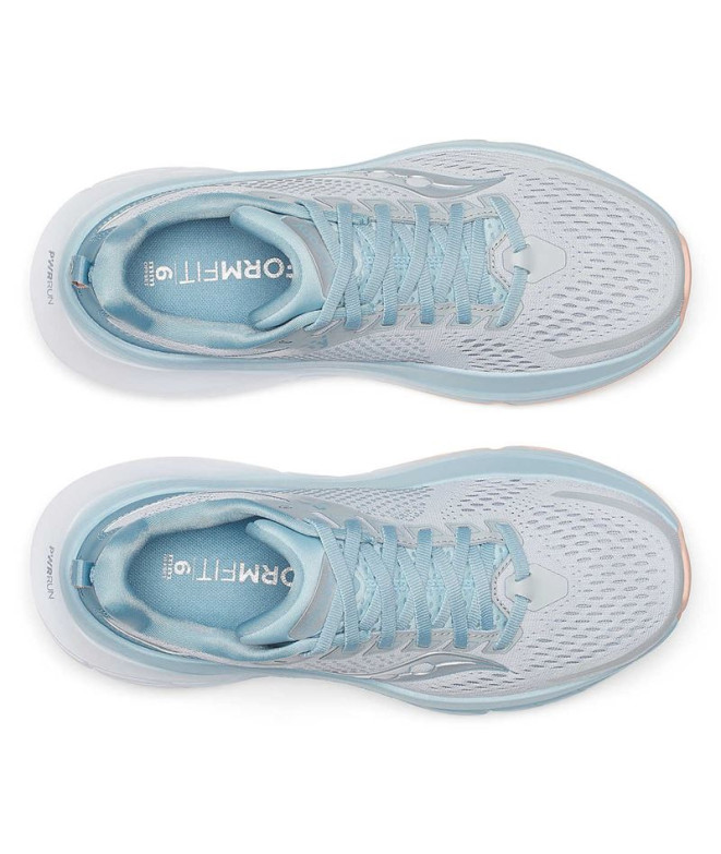 Chaussures Running Saucony du Guide 17 Bleu Femme