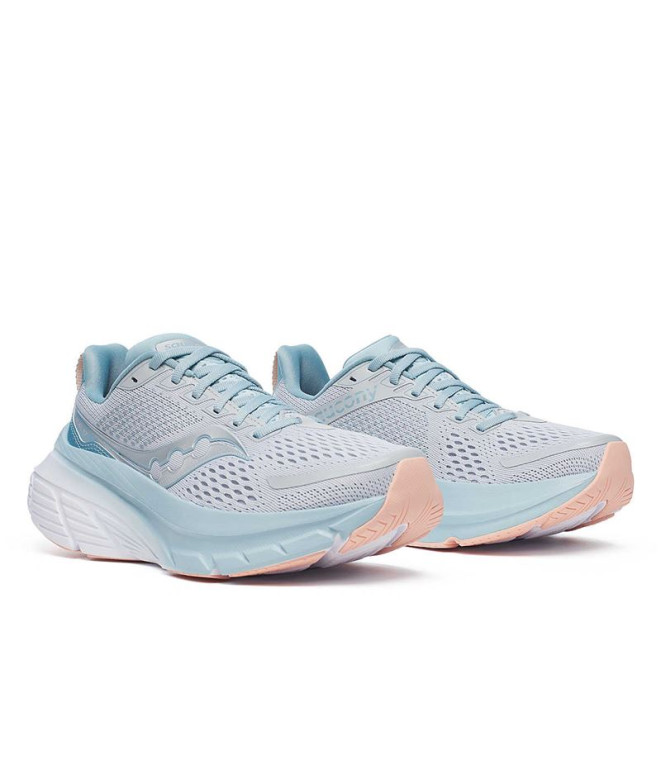 Chaussures Running Saucony du Guide 17 Bleu Femme