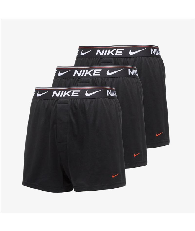 Cuecas Nike Homem Boxer 3Pk Preto