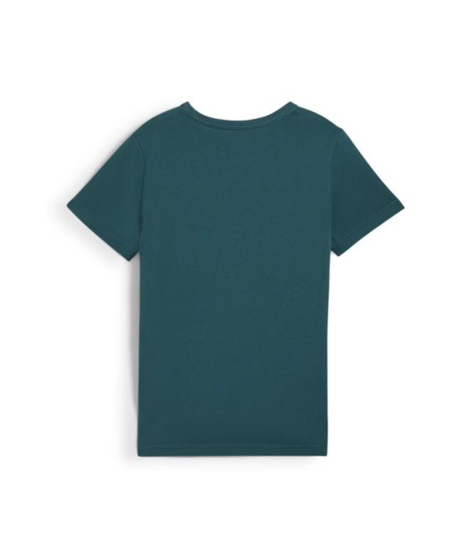T-shirt Enfant Puma Ess+ 2 Col Logo Bleu