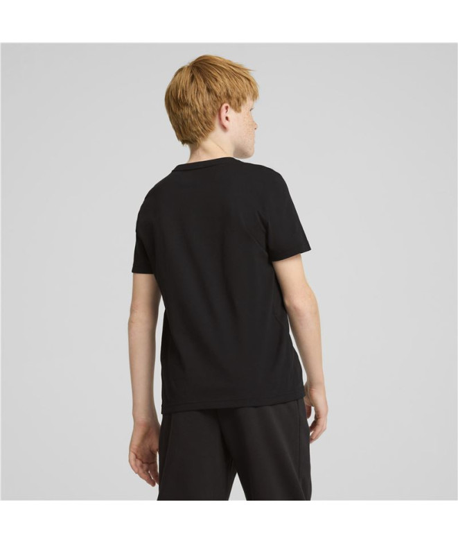 T-shirt Enfant Puma Essentials+ 2 Col Logo Noir