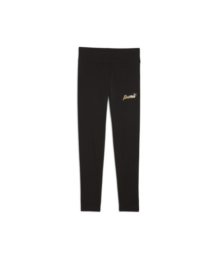 Malhas Menina Puma Essentials+ Script Metallic Preto Malhas Menina Puma Essentials+ Script Metallic Preto