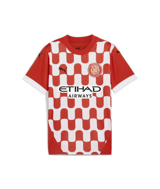 Camiseta Futebol de Puma Girona 24/25 Réplica em casa Infantil