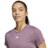 Camiseta adidas Mulher Aeroready Train Essentials Gola redonda com marca mínima Lilás