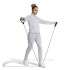 Calça Fitness adidas Mulher from Aeroready Game & Go Regular Tapered Fleece Grey