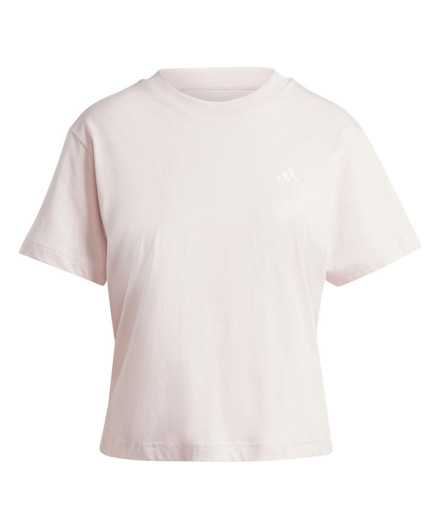 Camiseta adidas Mulher Essentials Small Logo Pink