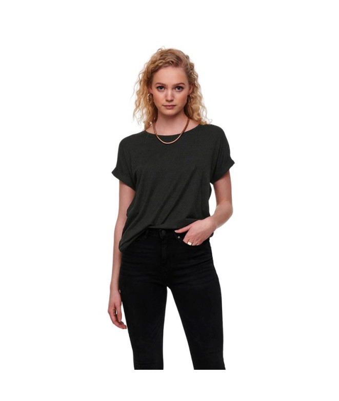 T-shirt Only moster S/S Dark Gris Femme