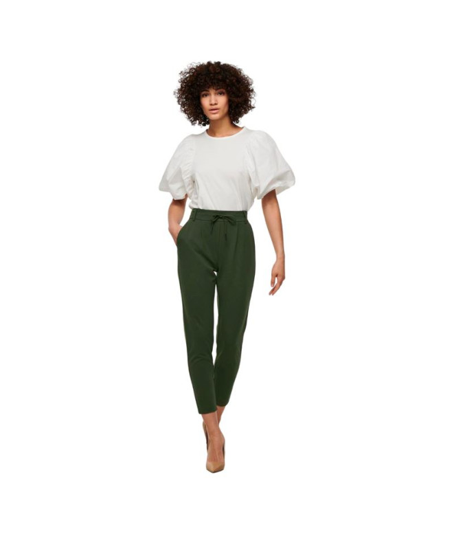Pantalon Only poptrash Life Easy Col Peat Femme
