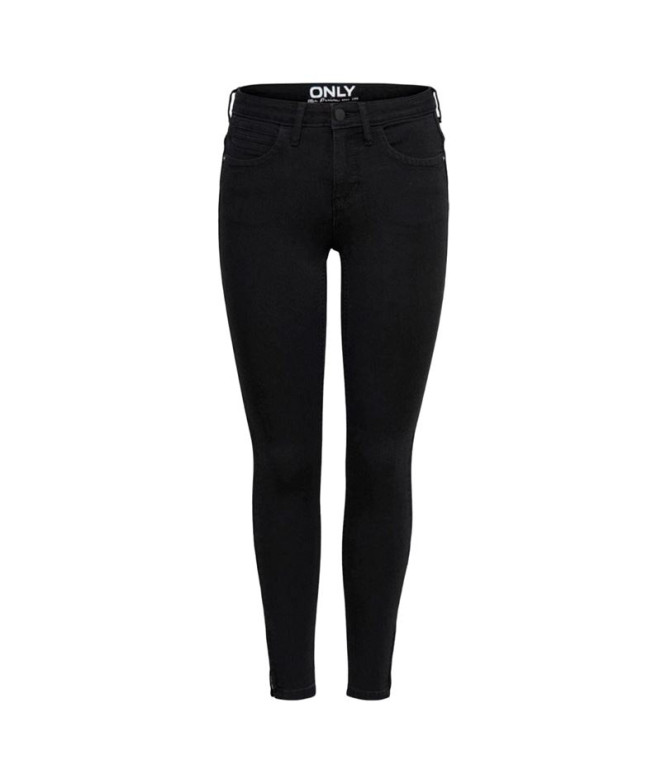 Calça Only kendell Eternal Life Ankle Preto Preto Preto Mulher