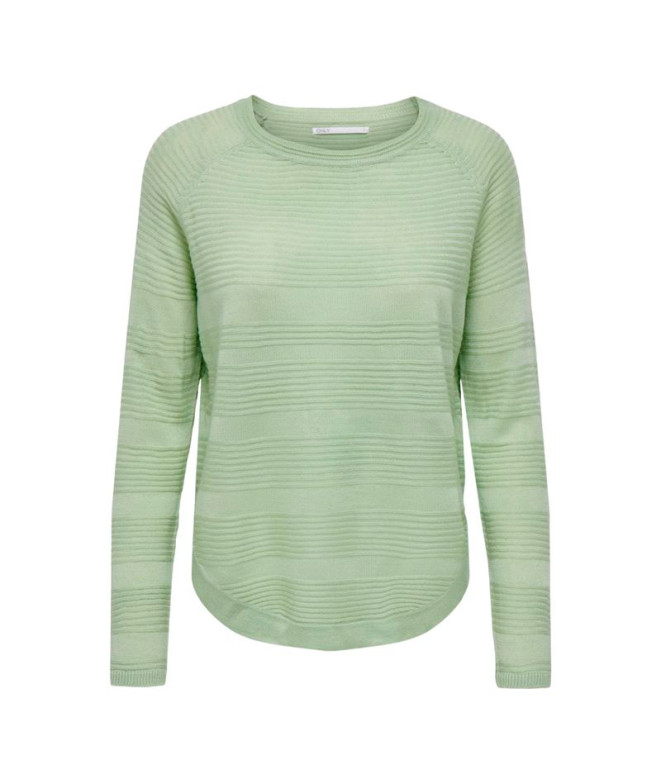 Sweat Seulement du caviar Smoke Verde Femme