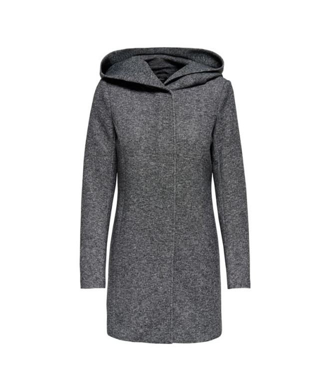 Veste ONLY Onlsedona Manteau léger Gris foncé Femme