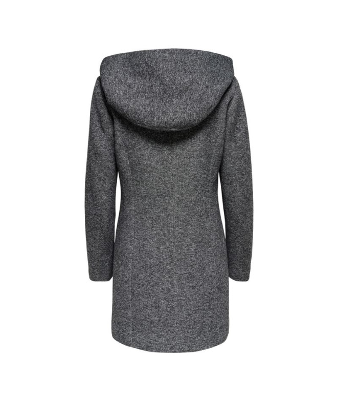 Veste ONLY Onlsedona Manteau léger Gris foncé...